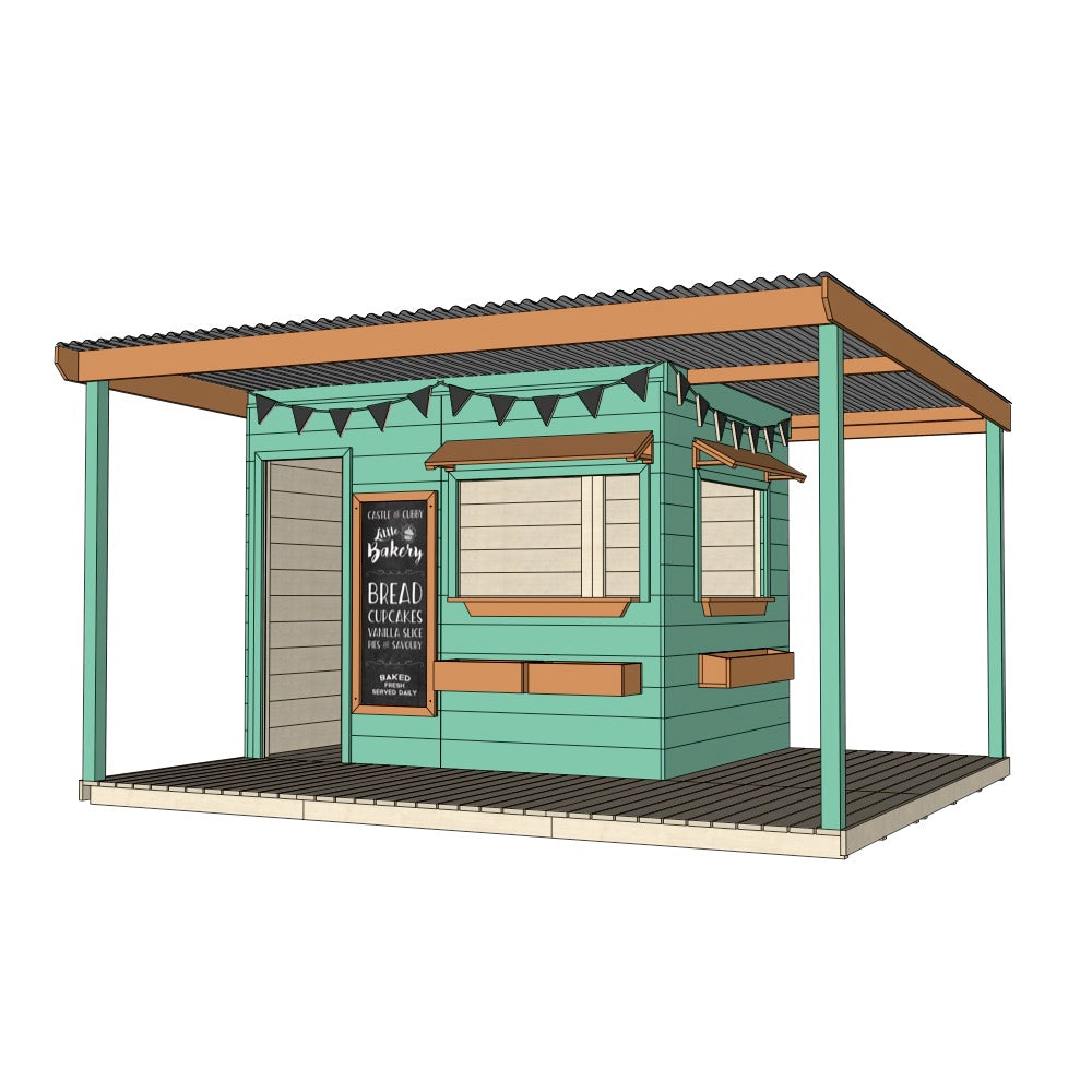 Bakery Cubby House with Wraparound Verandah