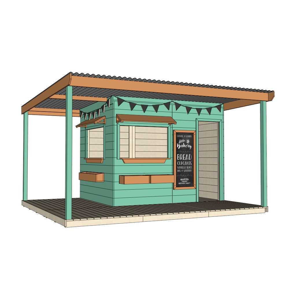 Bakery Cubby House with Wraparound Verandah