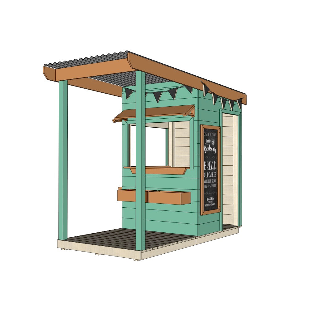 Bakery Cubby House with Front Verandah