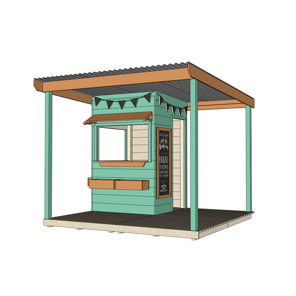 Bakery Cubby House with Wraparound Verandah