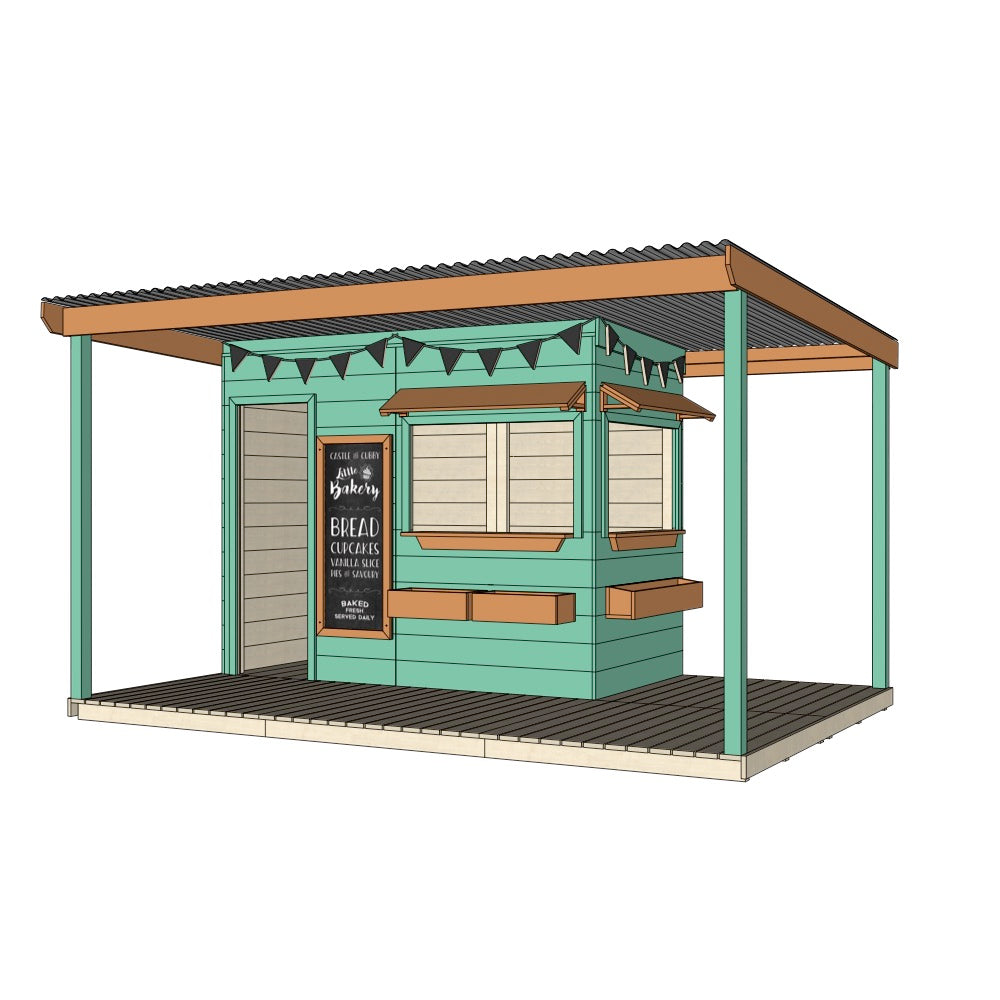 Bakery Cubby House with Wraparound Verandah