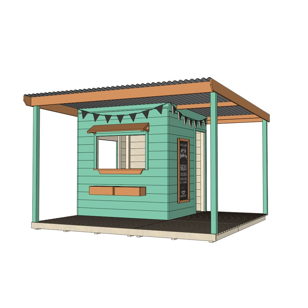 Bakery Cubby House with Wraparound Verandah