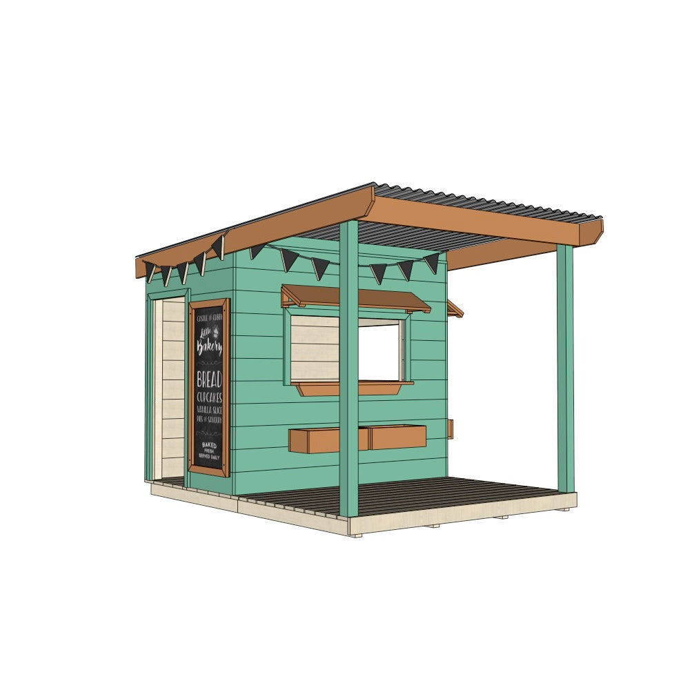 Bakery Cubby House with Front Verandah