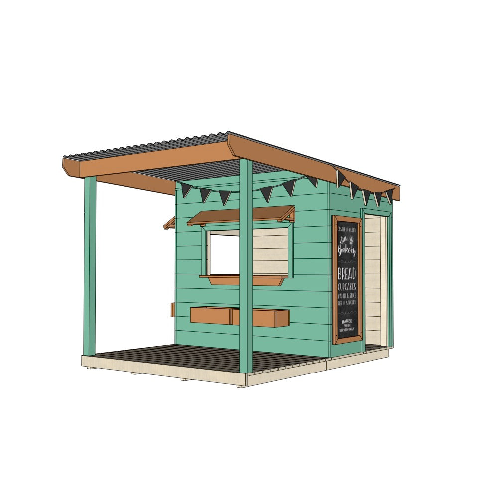 Bakery Cubby House with Front Verandah