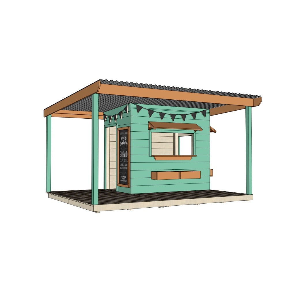 Bakery Cubby House with Wraparound Verandah