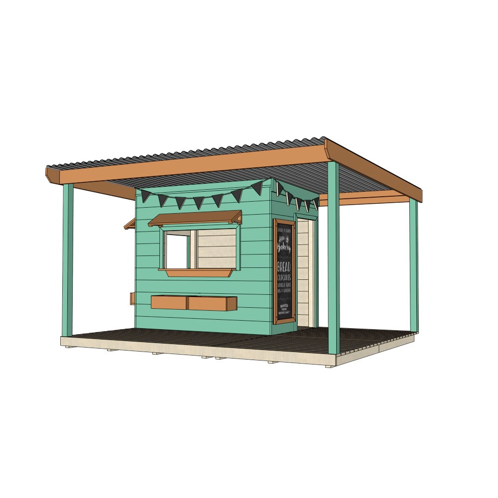 Bakery Cubby House with Wraparound Verandah