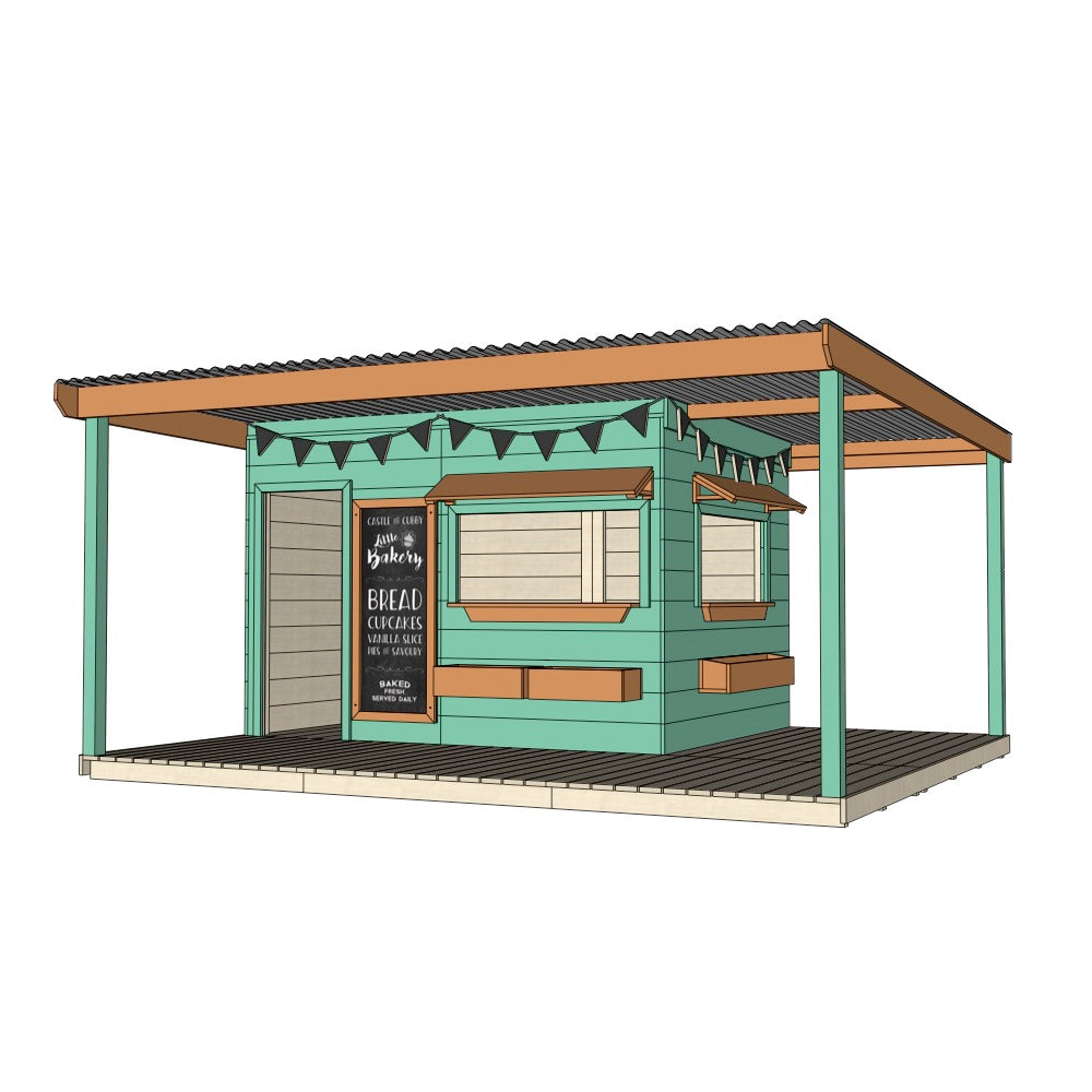 Bakery Cubby House with Wraparound Verandah