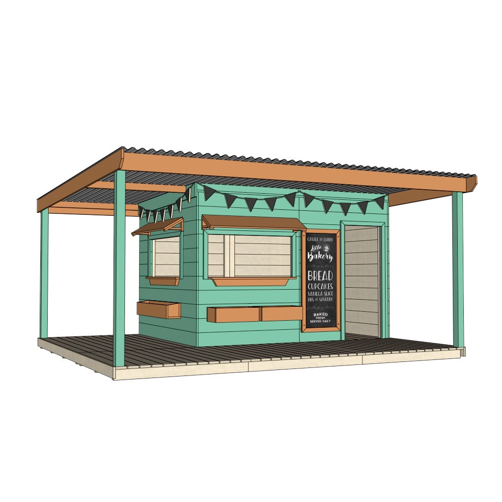 Bakery Cubby House with Wraparound Verandah