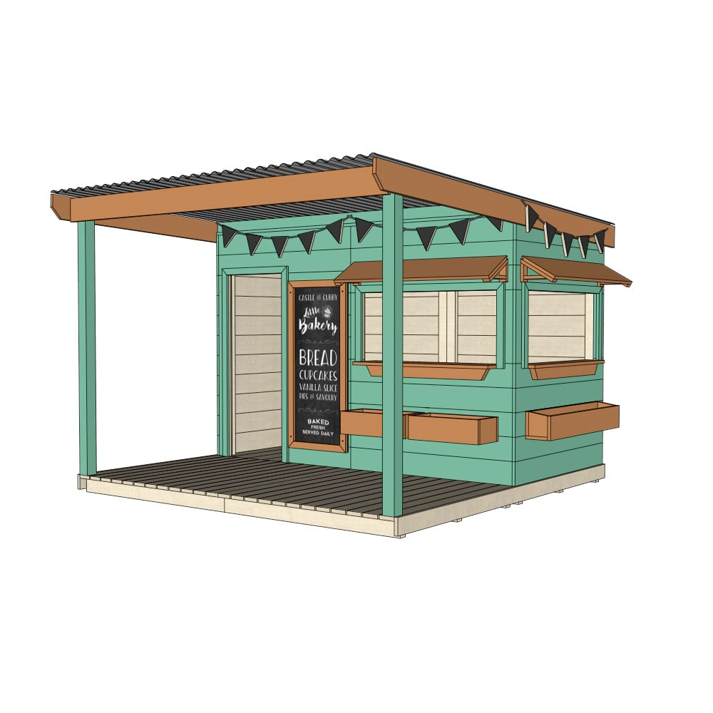 Bakery Cubby House with Front Verandah