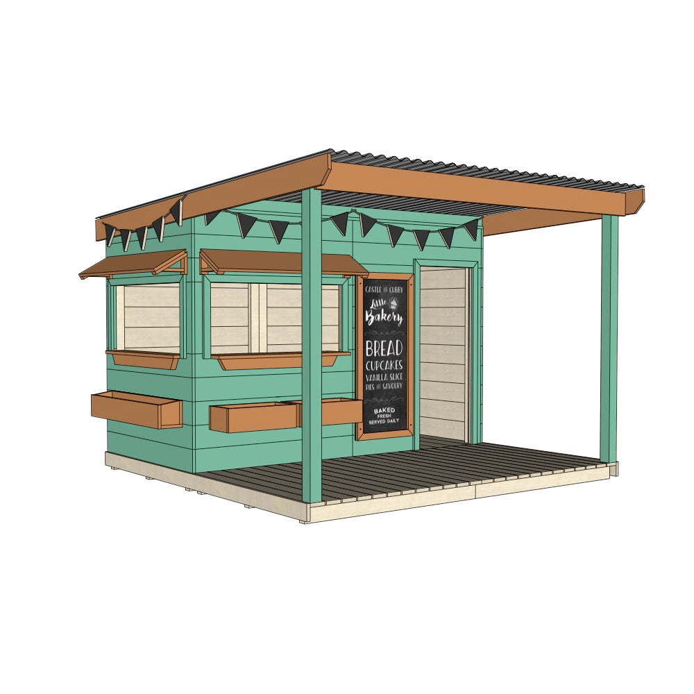 Bakery Cubby House with Front Verandah