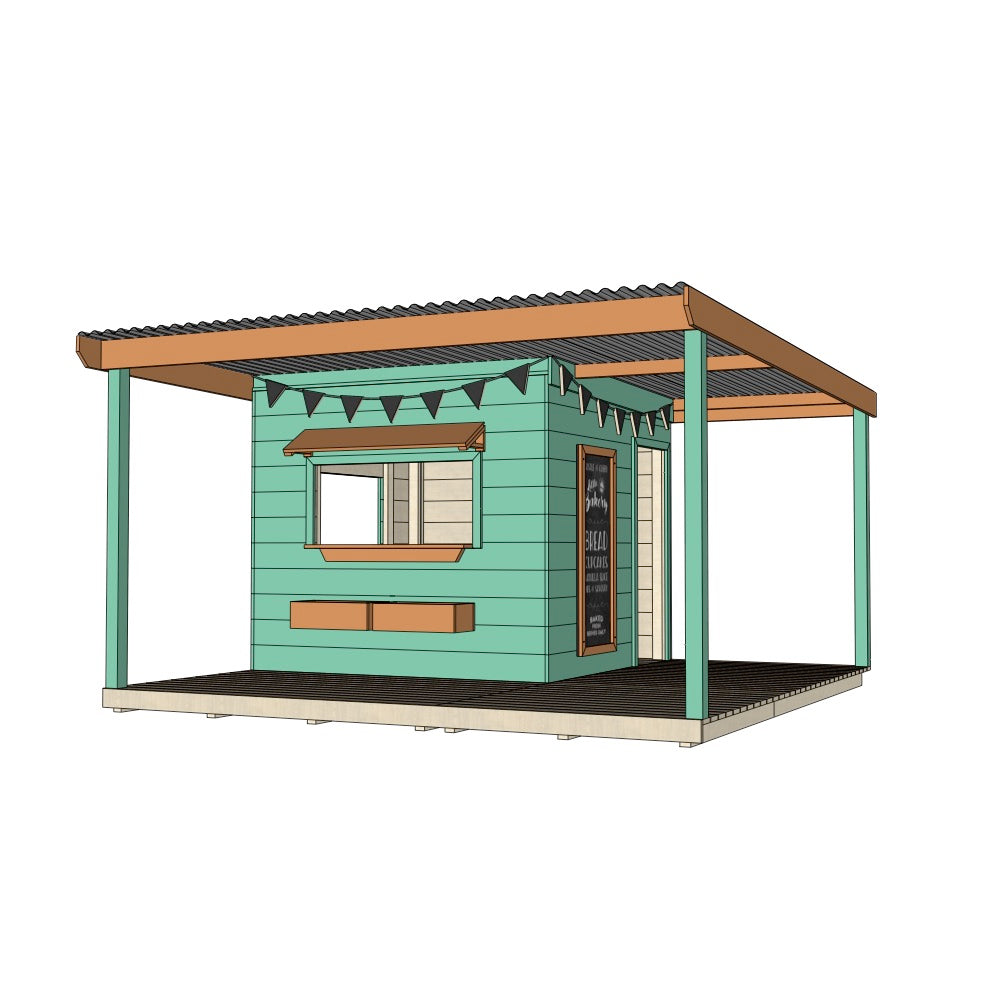 Bakery Cubby House with Wraparound Verandah