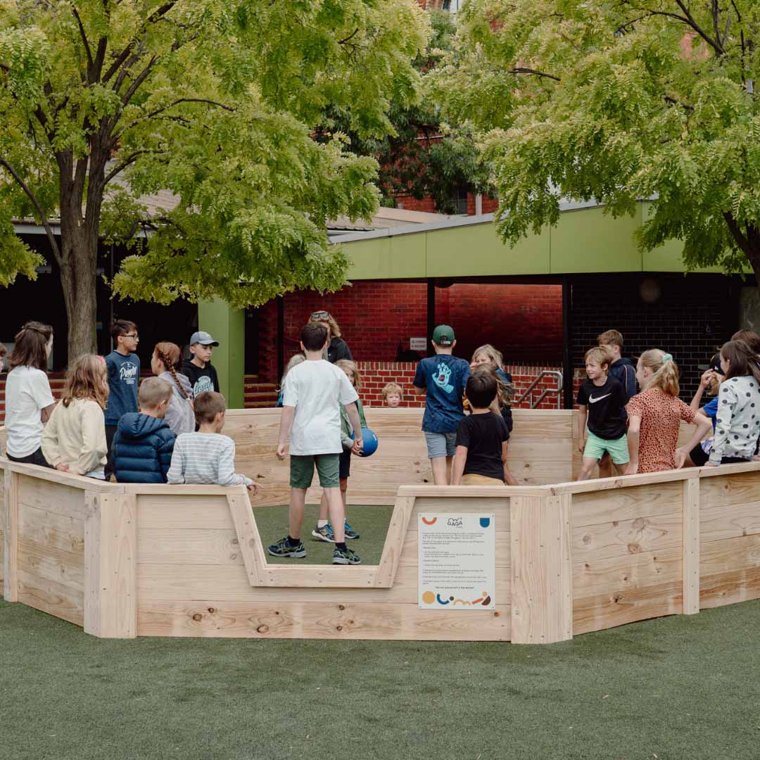 Gaga Ball Pits made by our sister business Gaga Games in Australia. 