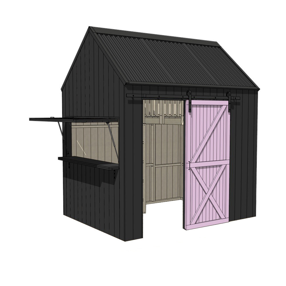 Barn with Mezzanine Cubby House - Resi