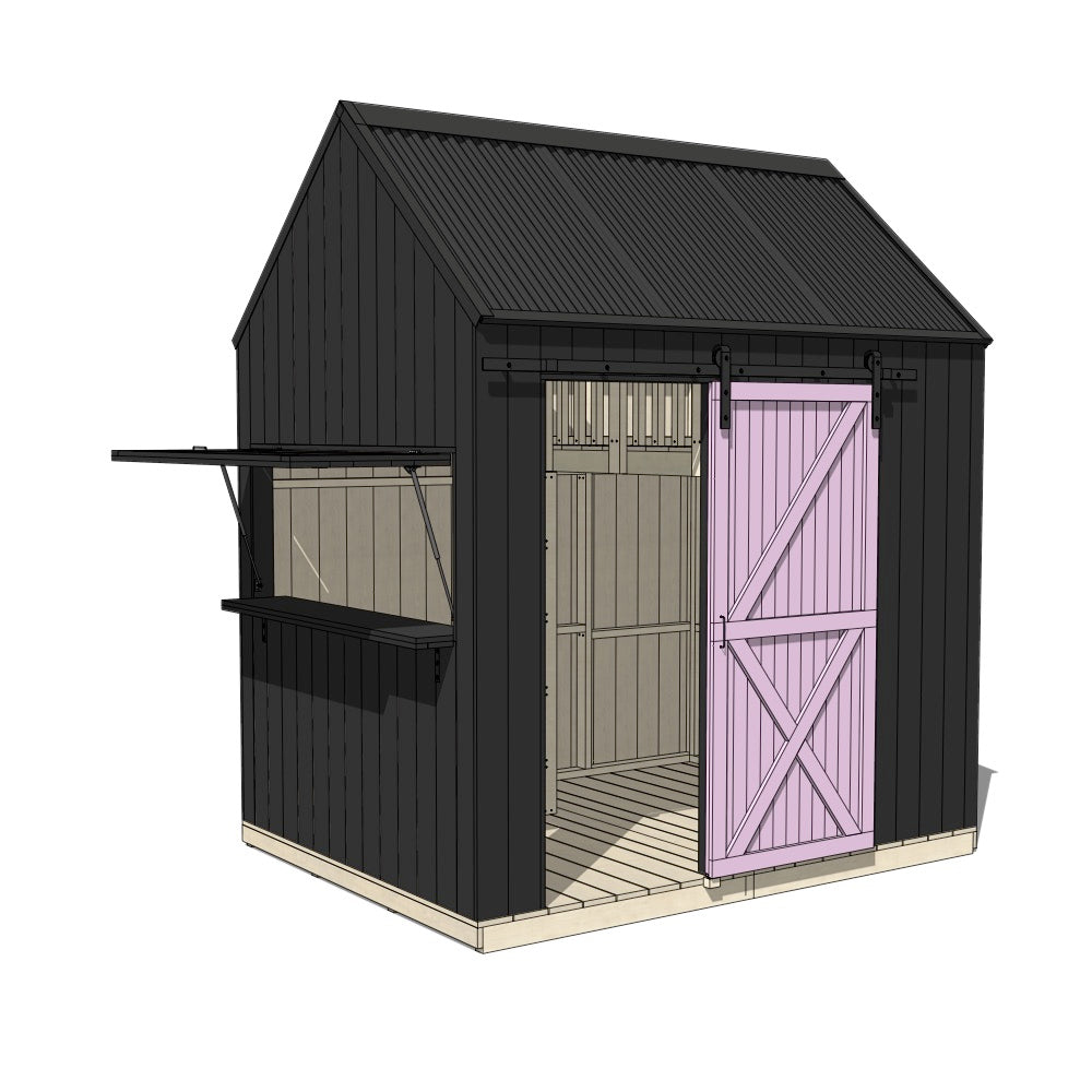 Barn with Mezzanine Cubby House - Resi