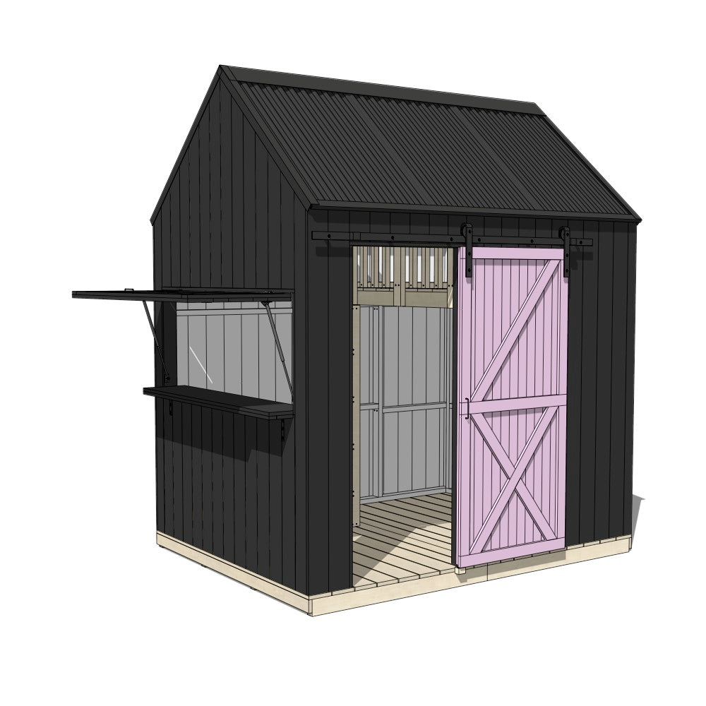 Barn with Mezzanine Cubby House - Resi