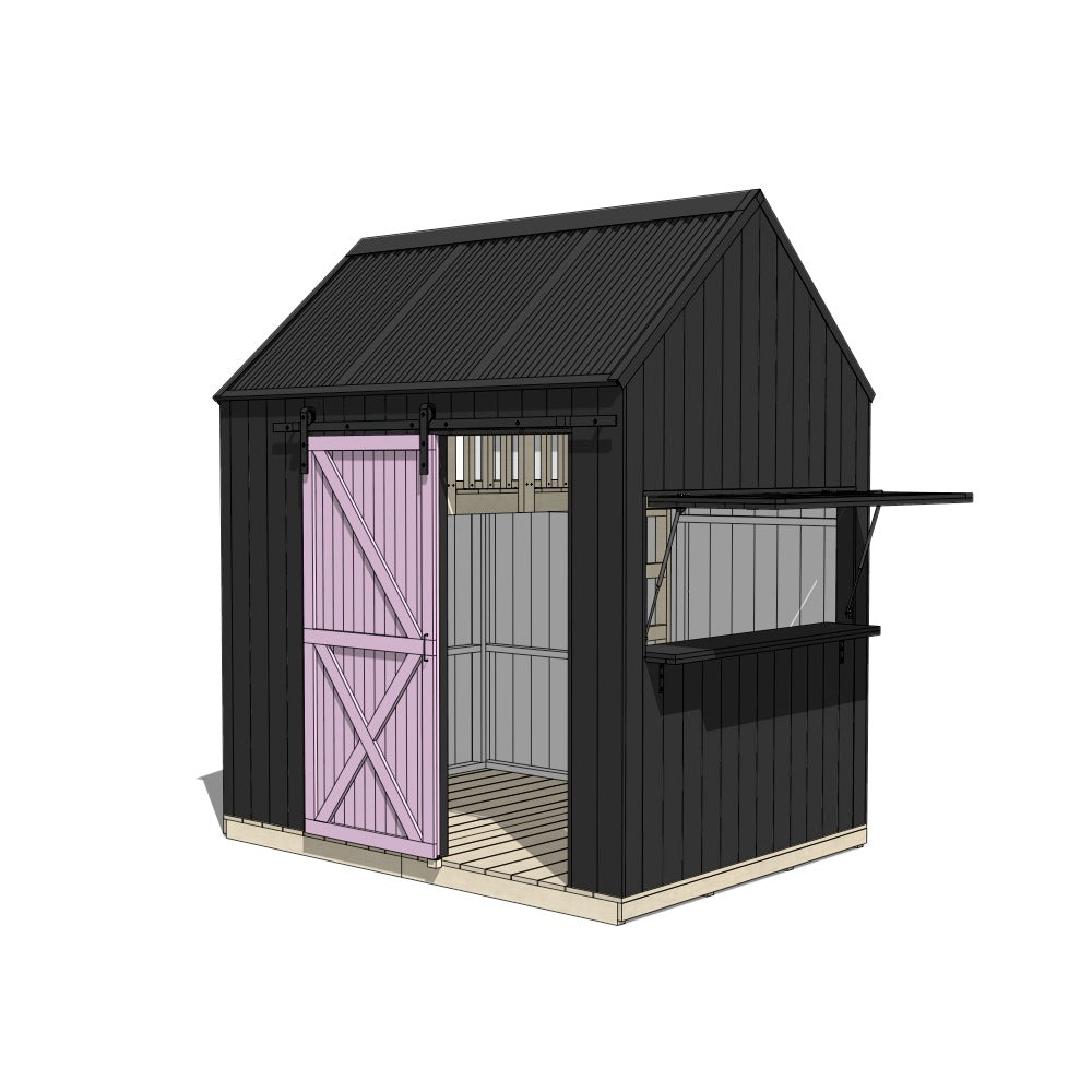 Barn with Mezzanine Cubby House - Resi